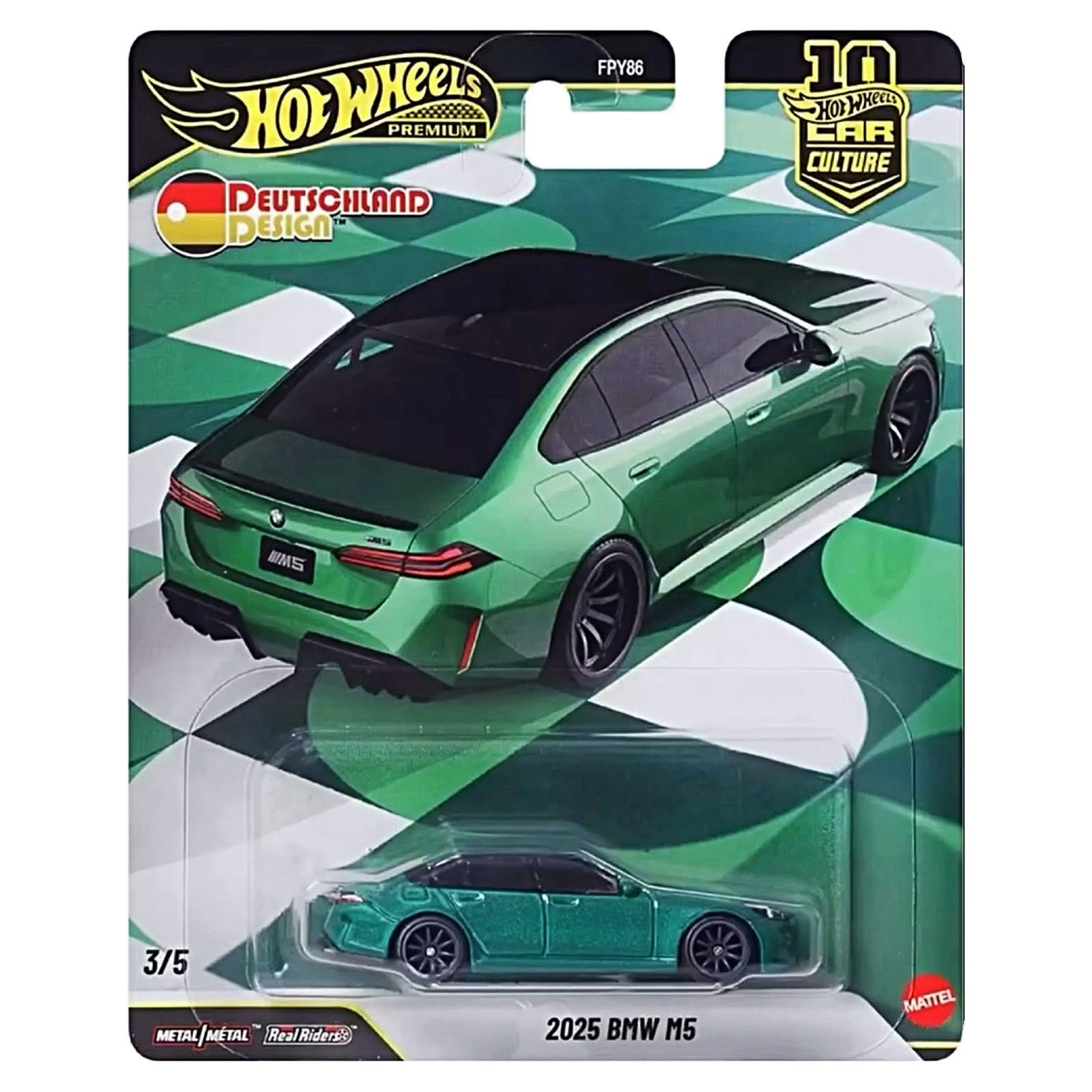 Hot Wheels 1:64 Car Culture Deutschland Design 10th Anniv. 2026 W Case | 5-Car Set or Sealed Case