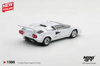 Mini GT 1:64 Lamborghini Countach LP500S White Limited Edition | Pre-Order
