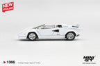 Mini GT 1:64 Lamborghini Countach LP500S White Limited Edition | Pre-Order