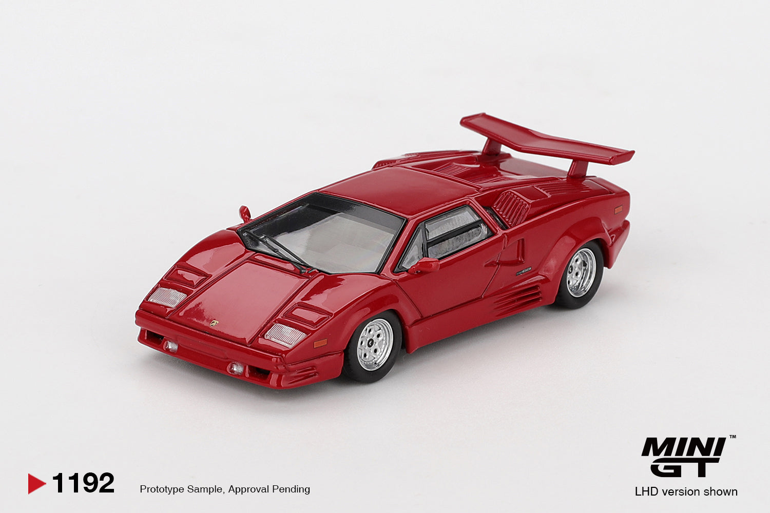 Mini GT 1:64 Lamborghini Countach 25th Anniversary in Red