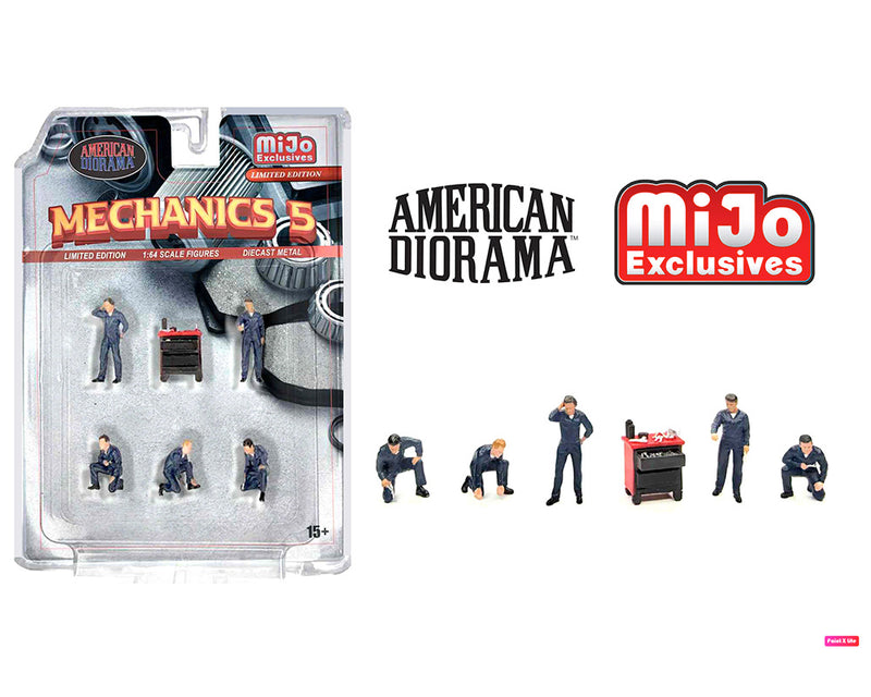 American Diorama 1:64 Figures Mechanics 5