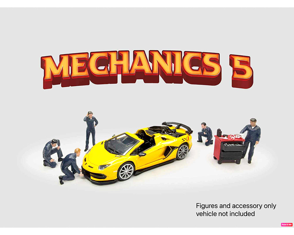 American Diorama 1:64 Figures Mechanics 5 | Preorder