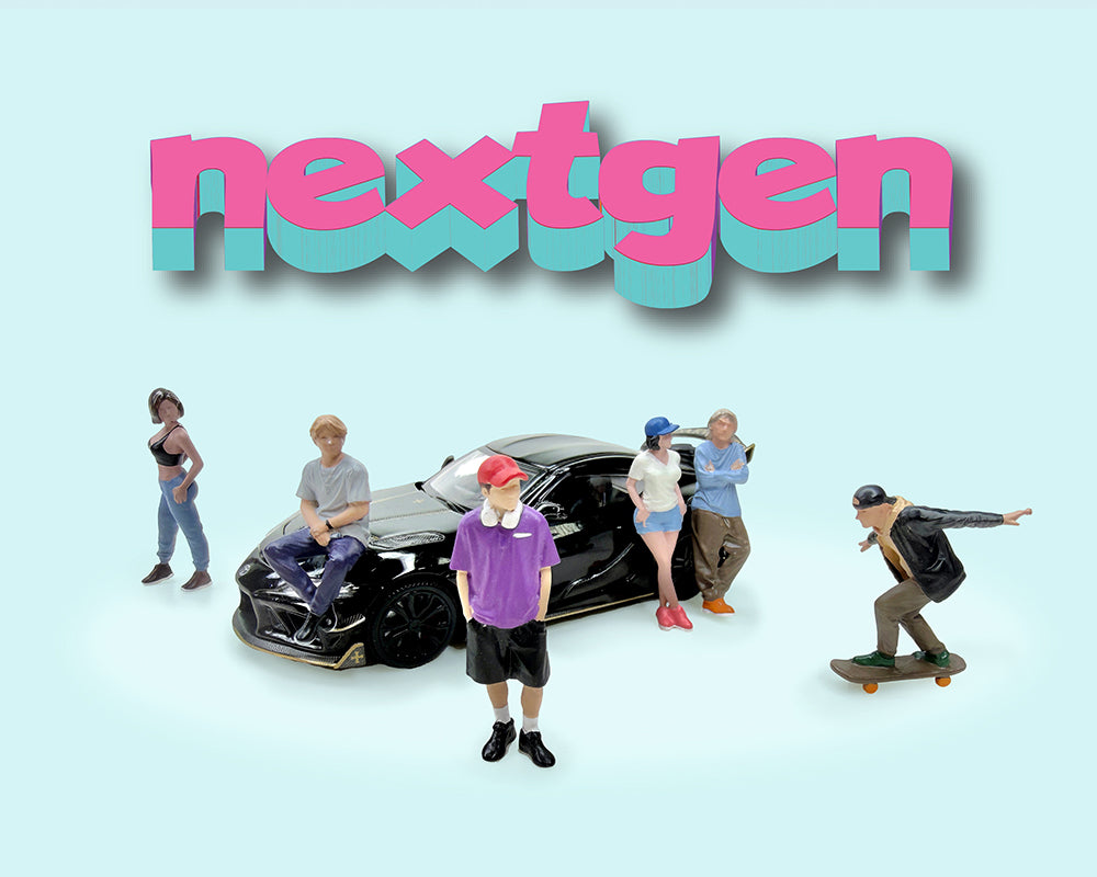 American Diorama 1:64 Figures NextGen Set of 6 Limited Edition | Pre-Order