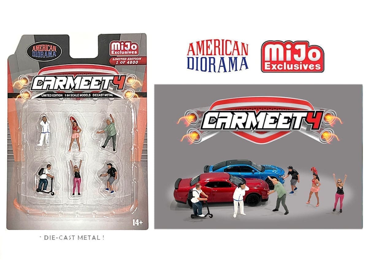 👥 American Diorama 1:64 Figures – Car Meet 4