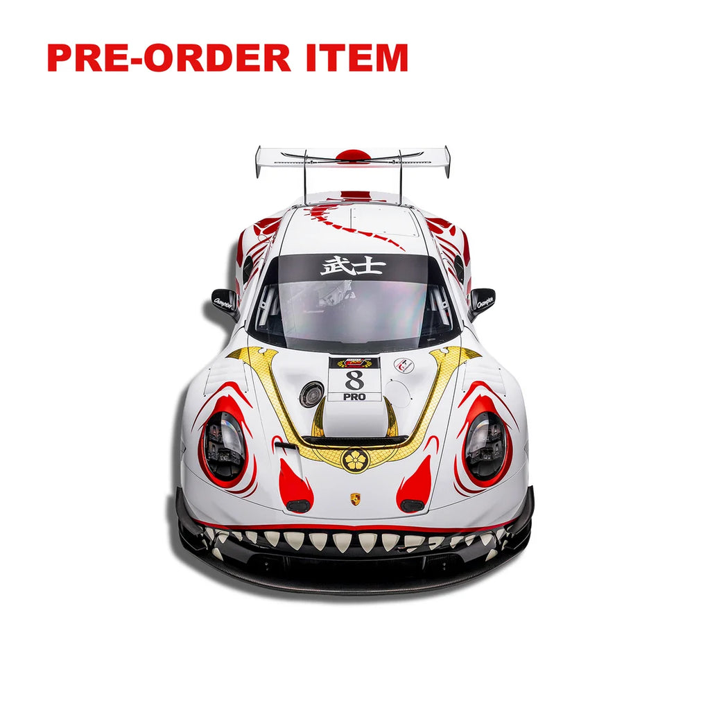 Spark 1:18 Porsche 911 GT3 R #8 AO Racing “Bushi Rexy” Suzuka | Pre-Order