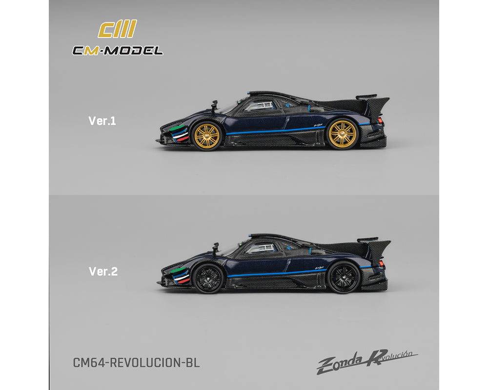 CM Model Pagani Zonda Revolucion in metallic blue 1:64 | Preorder
