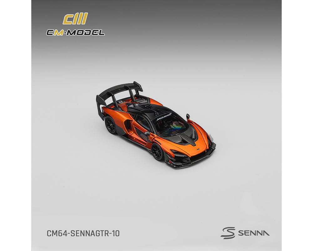 CM Model Mclaren Senna GTR in Volcano Orange 1:64 | Preorder