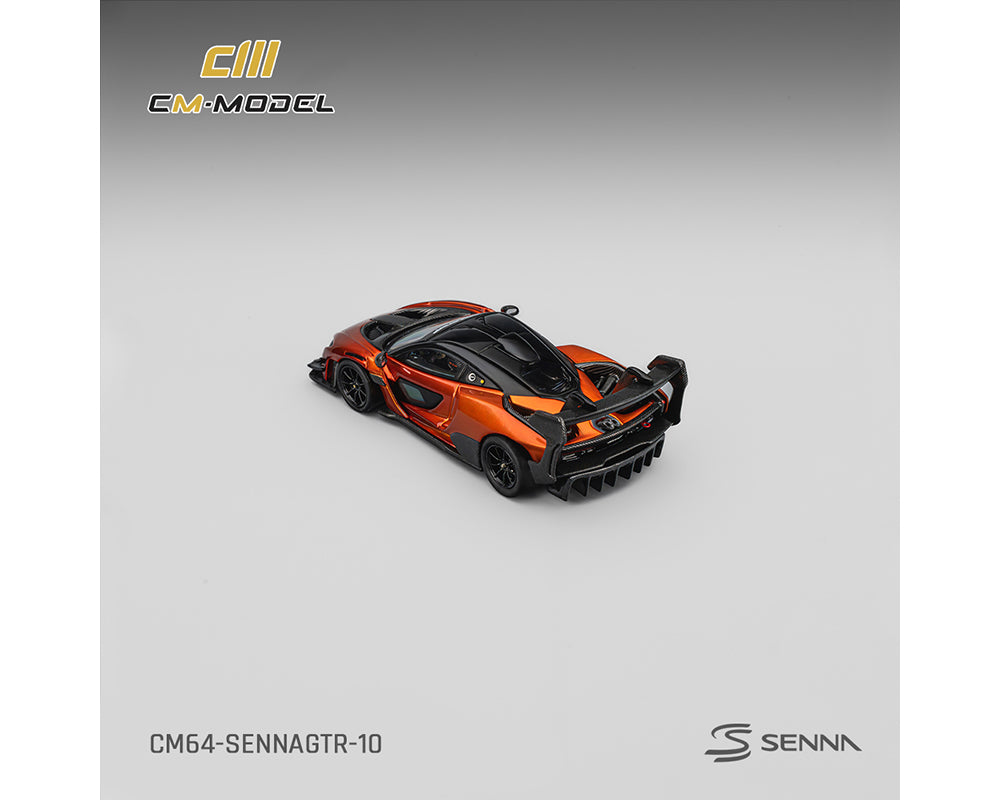 CM Model McLaren Senna GTR Volcano Orange 1:64 CM64-SENNAGTR-10