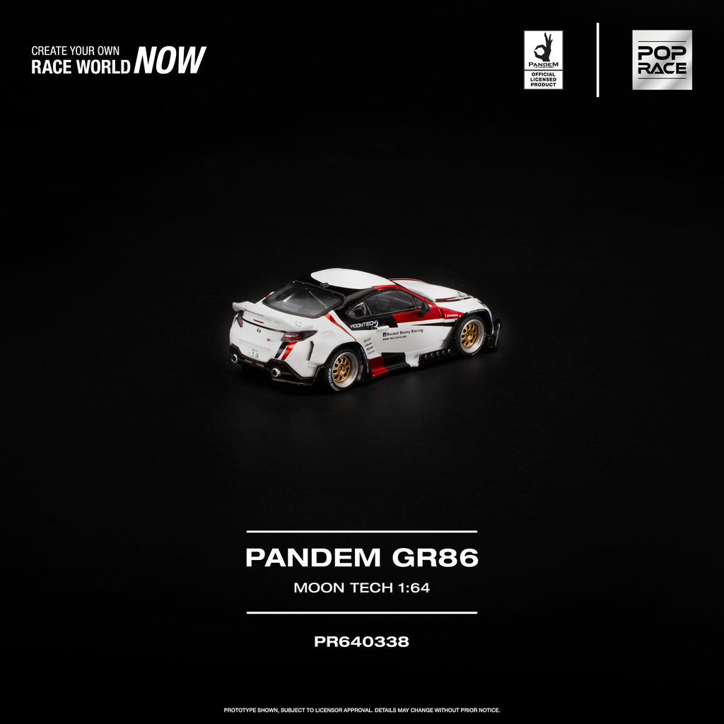 Pop Race 1:64 Pandem Toyota GR86 MOONTECH | Pre-Order