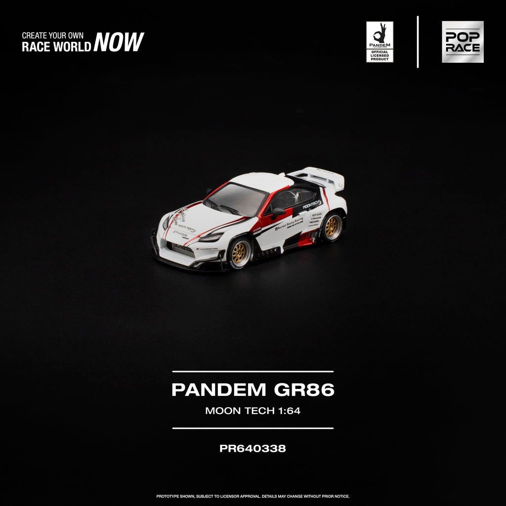 Pop Race 1:64 Pandem Toyota GR86 MOONTECH | Pre-Order
