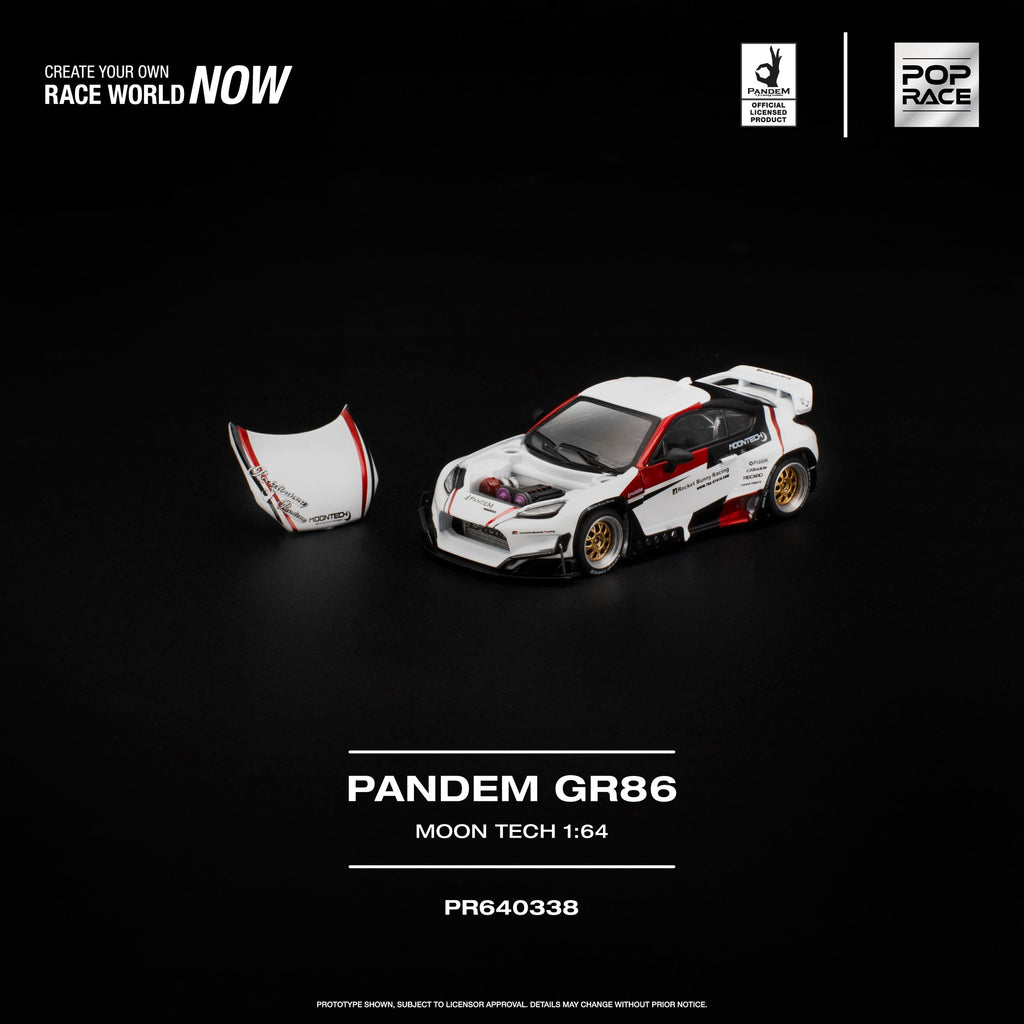 Pop Race 1:64 Pandem Toyota GR86 MOONTECH | Pre-Order