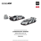 Pop Race 1:64 Lamborghini Veneno in Grigio Metalluro | Pre-Order