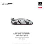 Pop Race 1:64 Lamborghini Veneno in Grigio Metalluro | Pre-Order