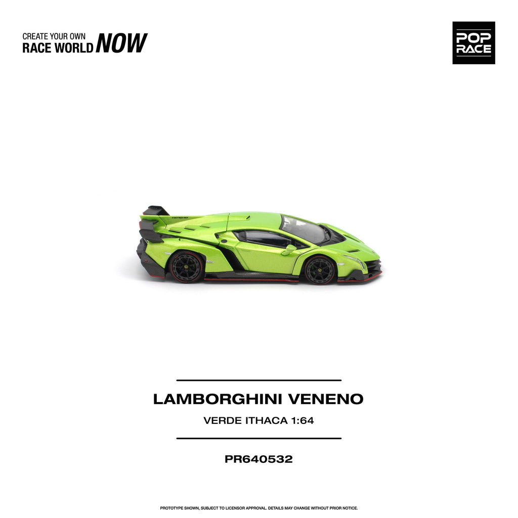 Pop Race 1:64 Lamborghini Veneno Verde Ithaca | Pre-Order