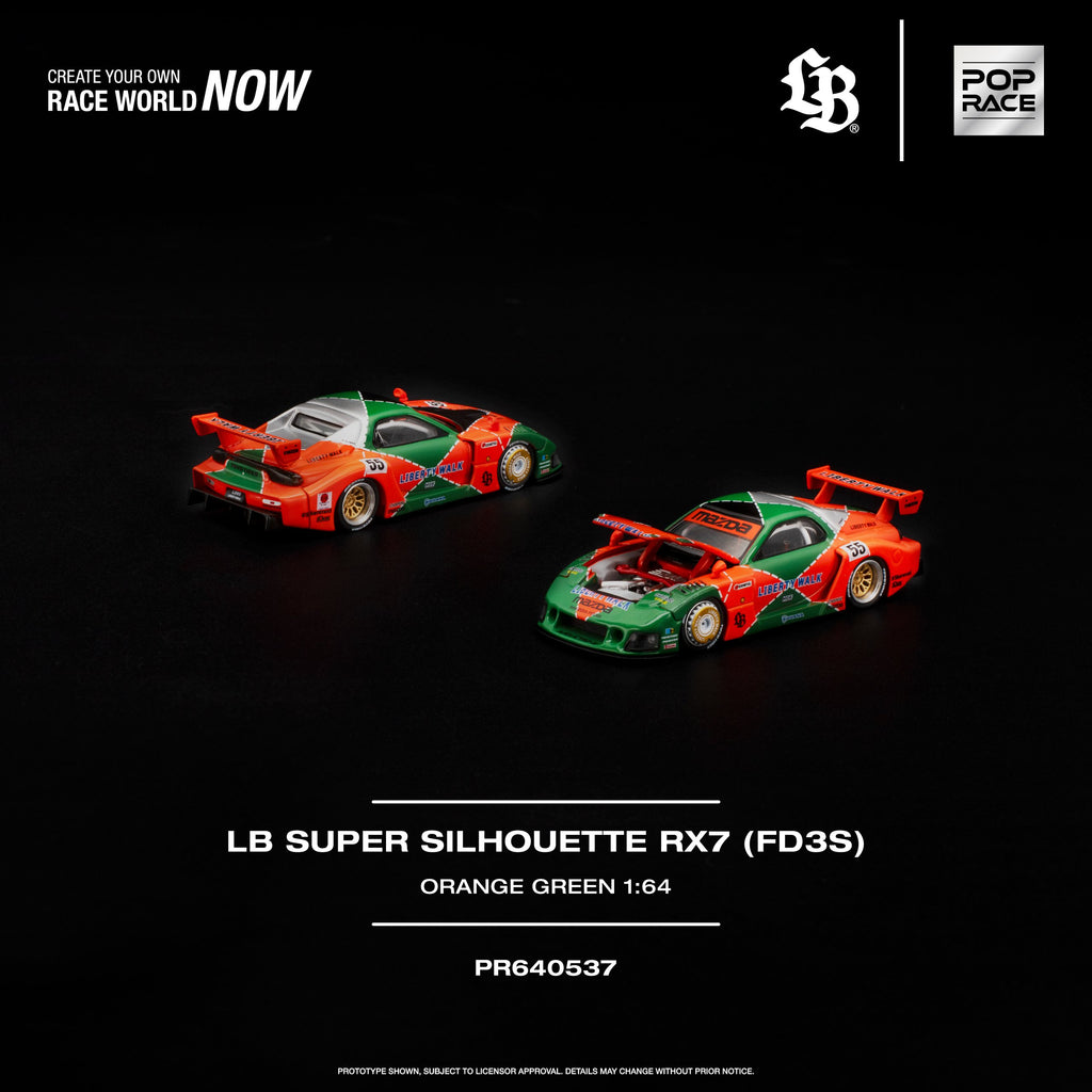 Pop Race 1:64 LB-Super Silhouette Mazda RX-7 FD3S | Pre-Order