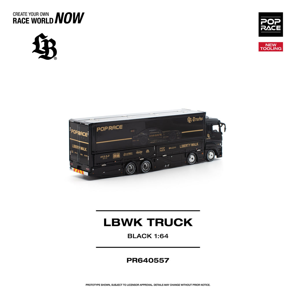 Pop Race LBWK Truck Black | Pre-Order