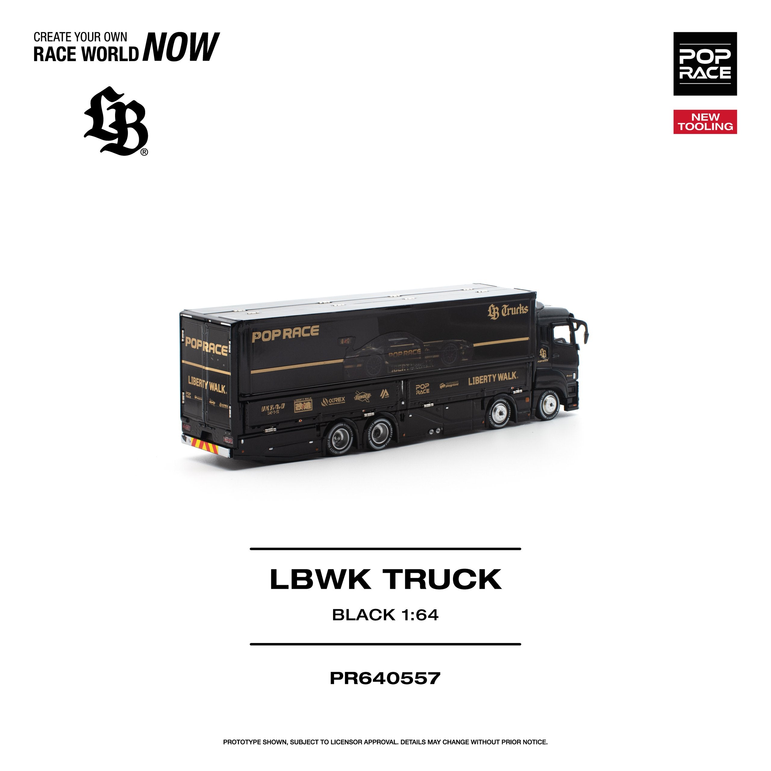 Pop Race LBWK Truck Black | Pre-Order
