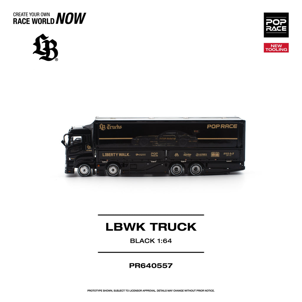 Pop Race LBWK Truck Black | Pre-Order