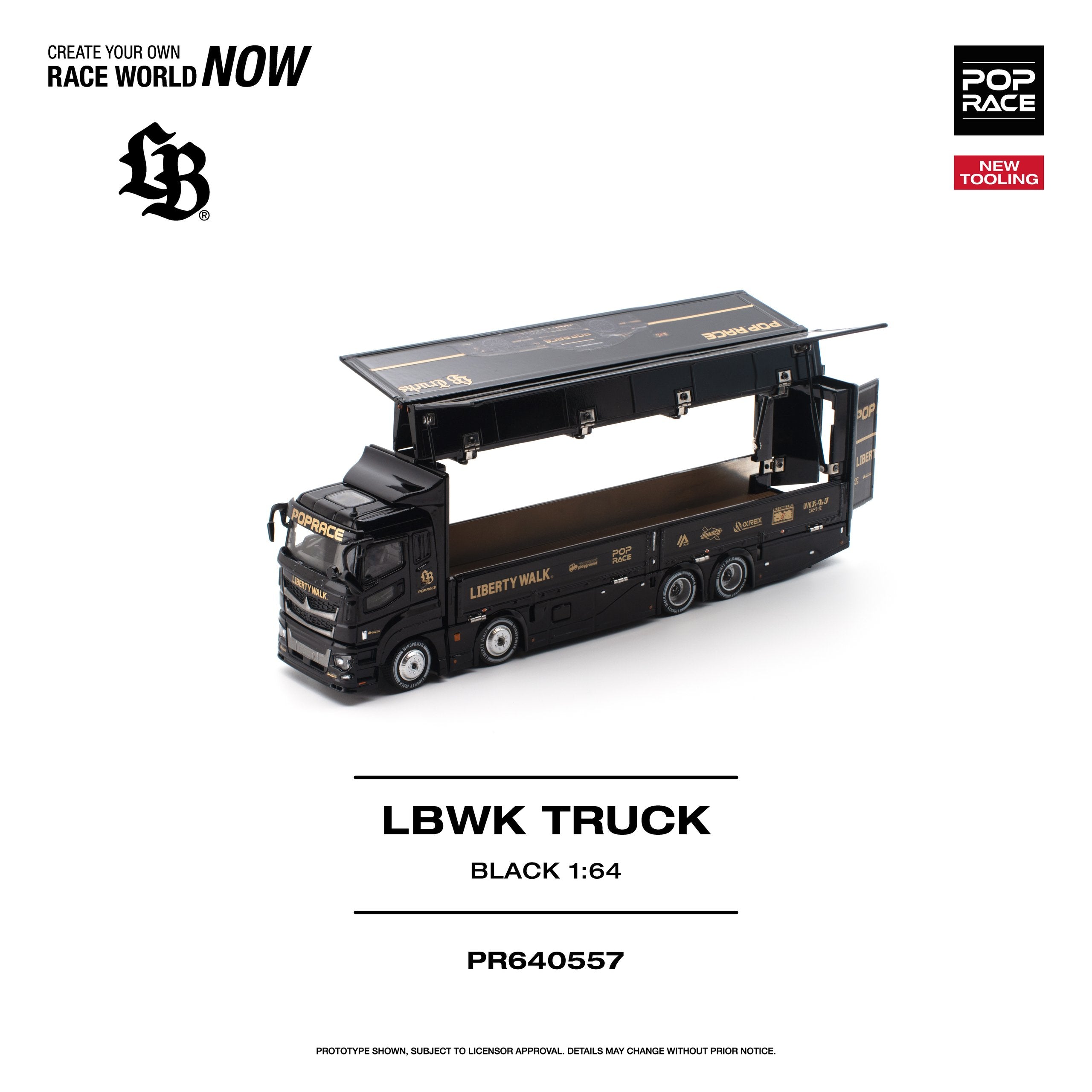 Pop Race LBWK Truck Black | Pre-Order