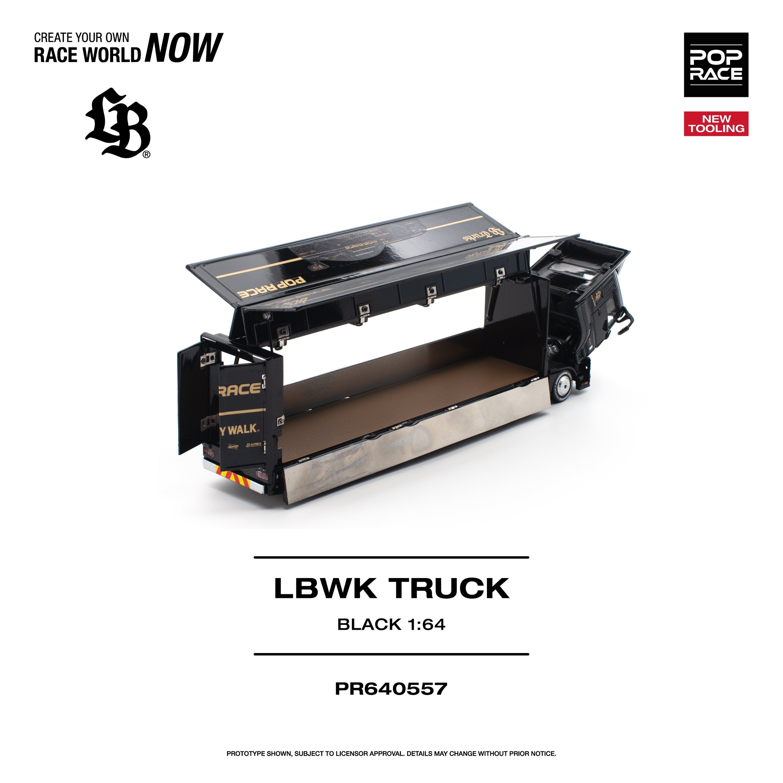 Pop Race LBWK Truck Black | Pre-Order