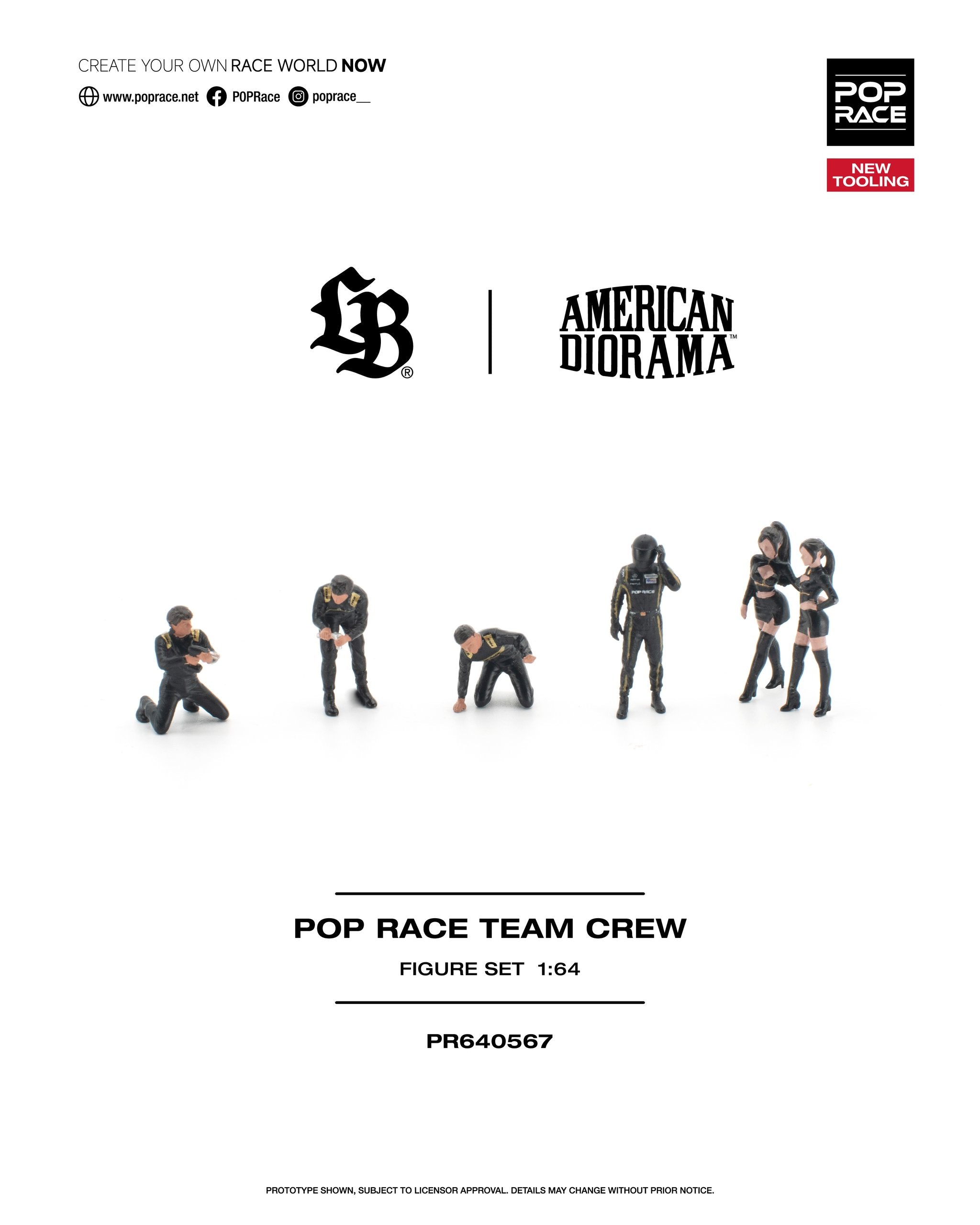 Pop Race Team Crew Figures | Pre-Order
