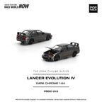 Pop Race Mitsubishi Lancer Evolution IV Black Chrome | Pre-Order