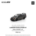 Pop Race Mitsubishi Lancer Evolution IV Black Chrome | Pre-Order