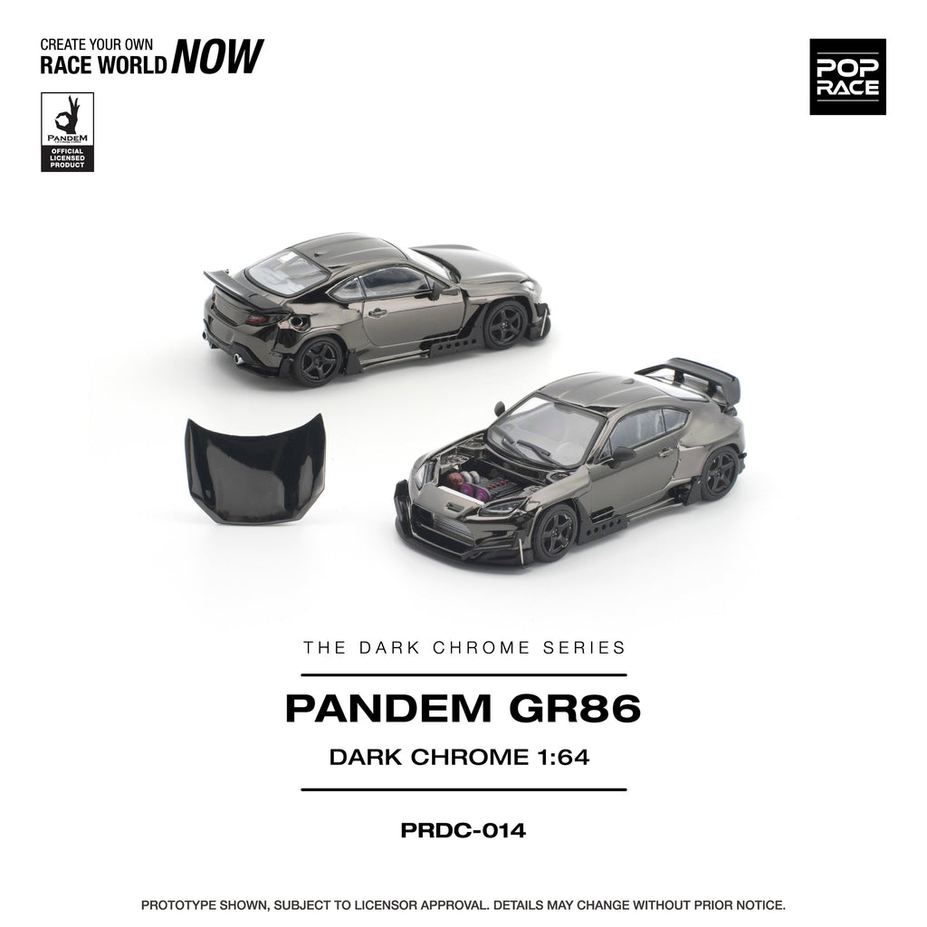 Pop Race Pandem GR86 Dark Chrome | Pre-Order
