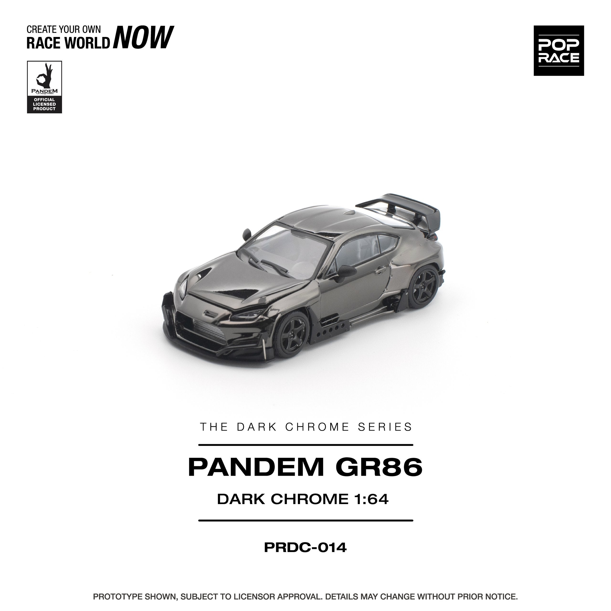 Pop Race Pandem GR86 Dark Chrome | Pre-Order