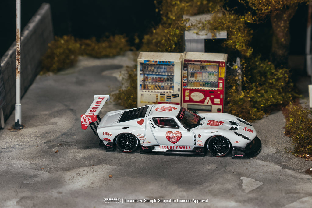 Tarmac Works 1:64 LB-Silhouette WORKS GT Miura KIDS in White | Pre-Order