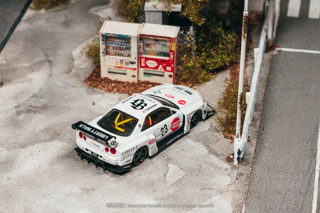 Tarmac Works 1:64 LB-ER34 Super Silhouette Skyline in White | Pre-Order