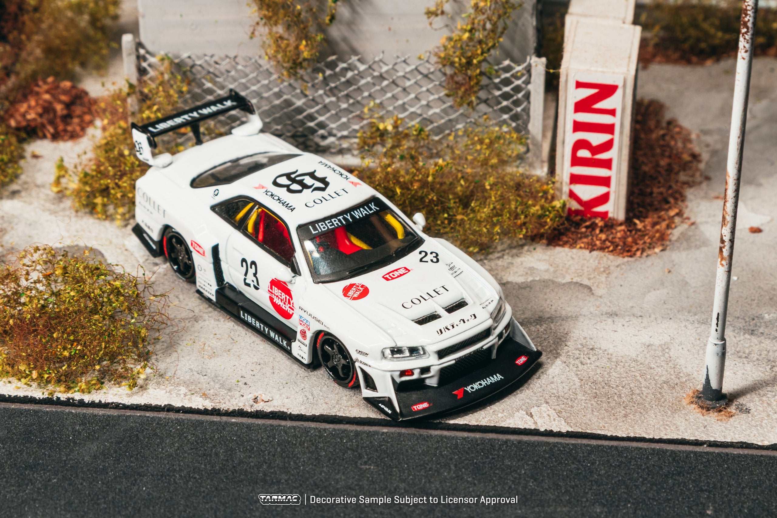 Tarmac Works LB-ER34 Super Silhouette Skyline White – Kai's