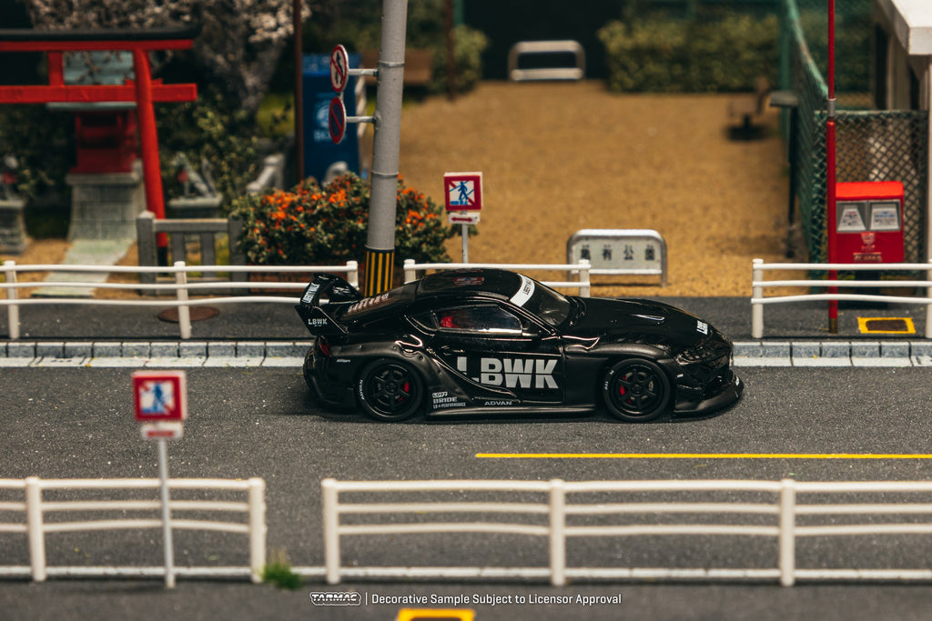 Tarmac Works 1:64 LB-WORKS Toyota Supra A90 Black Hobby64 | Pre-Order