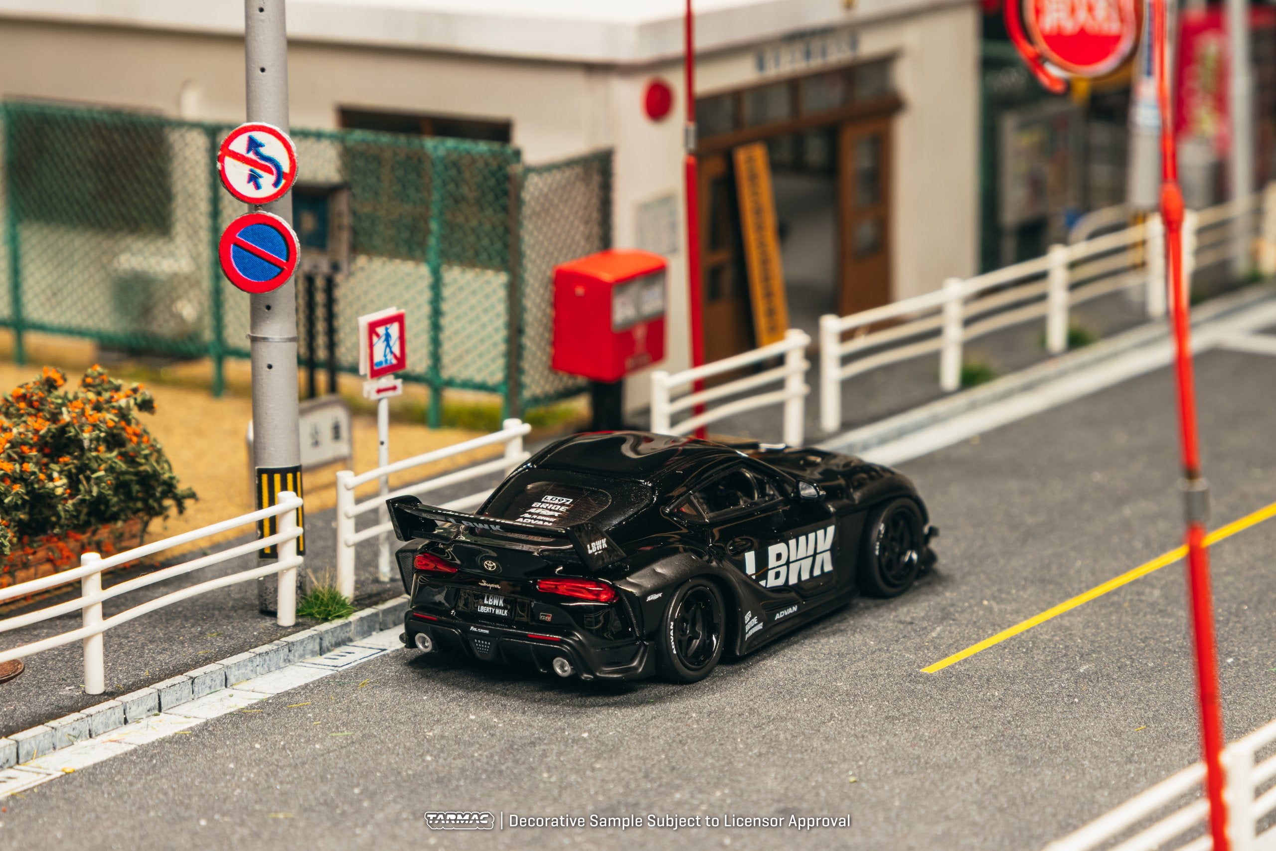 Tarmac Works 1:64 LB-WORKS Toyota Supra A90 Black Hobby64 | Pre-Order