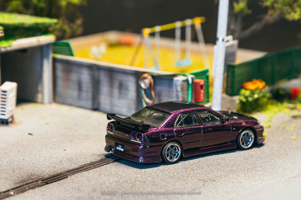 Tarmac Works 1:64 URAS Skyline ER34 Midnight Purple | Pre-Order