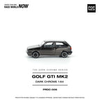 Pop Race 1:64 Volkswagen Golf GTI MK2 in Dark Chrome | Pre-Order