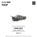 Pop Race 1:64 RWB 997 in Dark Chrome | Pre-Order
