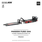 Pop Race 1:64 Pandem Fuso 300 Flatbed Transporter Advan | Pre-Order