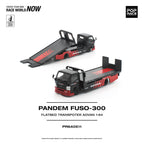Pop Race 1:64 Pandem Fuso 300 Flatbed Transporter Advan | Pre-Order