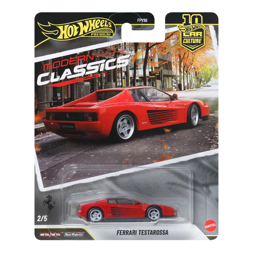 Hot Wheels Car Culture Modern Classics 10th Anniversary 2026 S Case | 5-Car Set or Sealed case