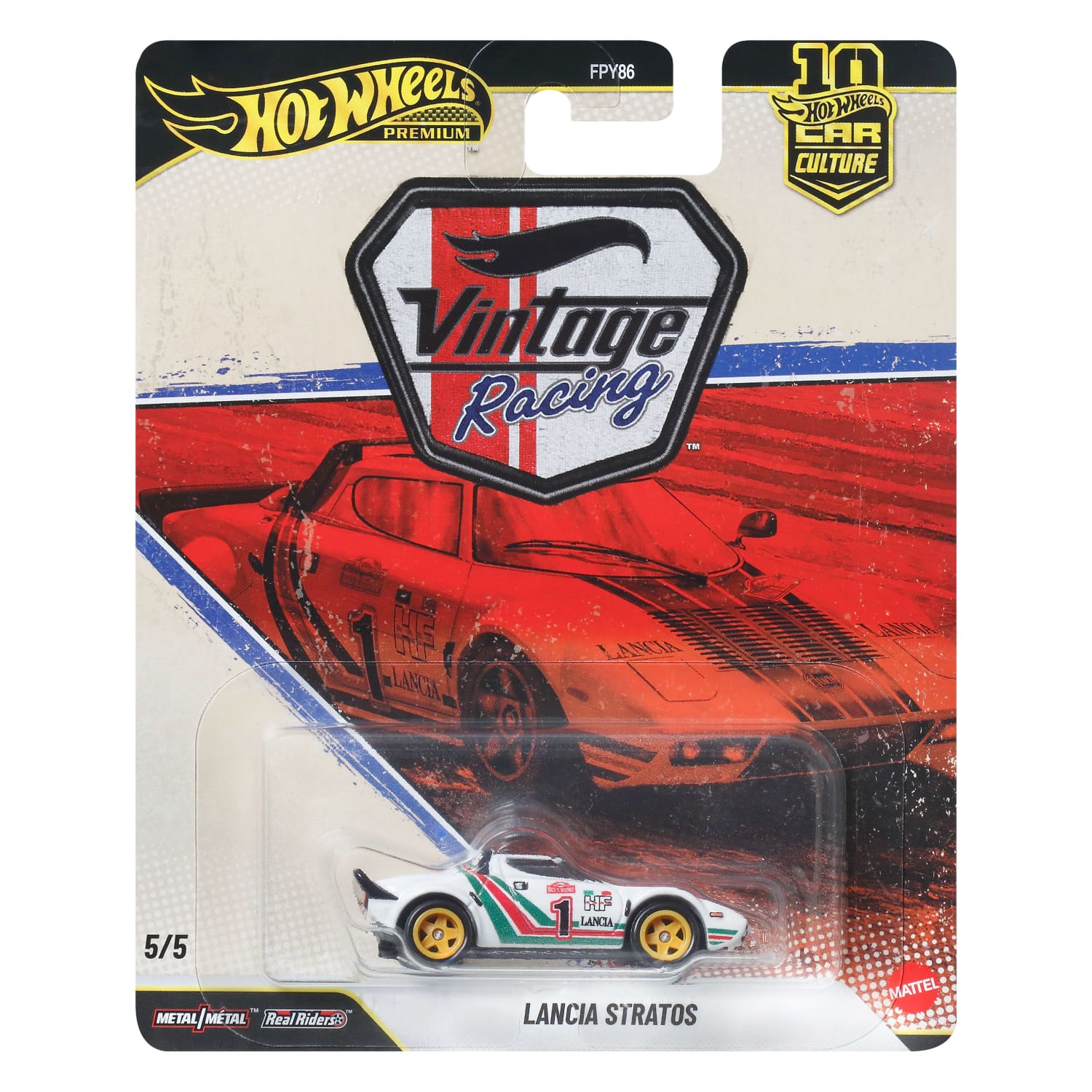 Hot Wheels Car Culture 10th Anniv. Vintage Racing | 5-Car Set or Sealed Case
