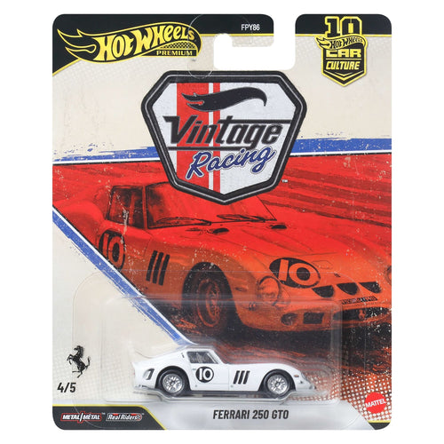 Hot Wheels Car Culture 10th Anniv. Vintage Racing | 5-Car Set or Sealed Case