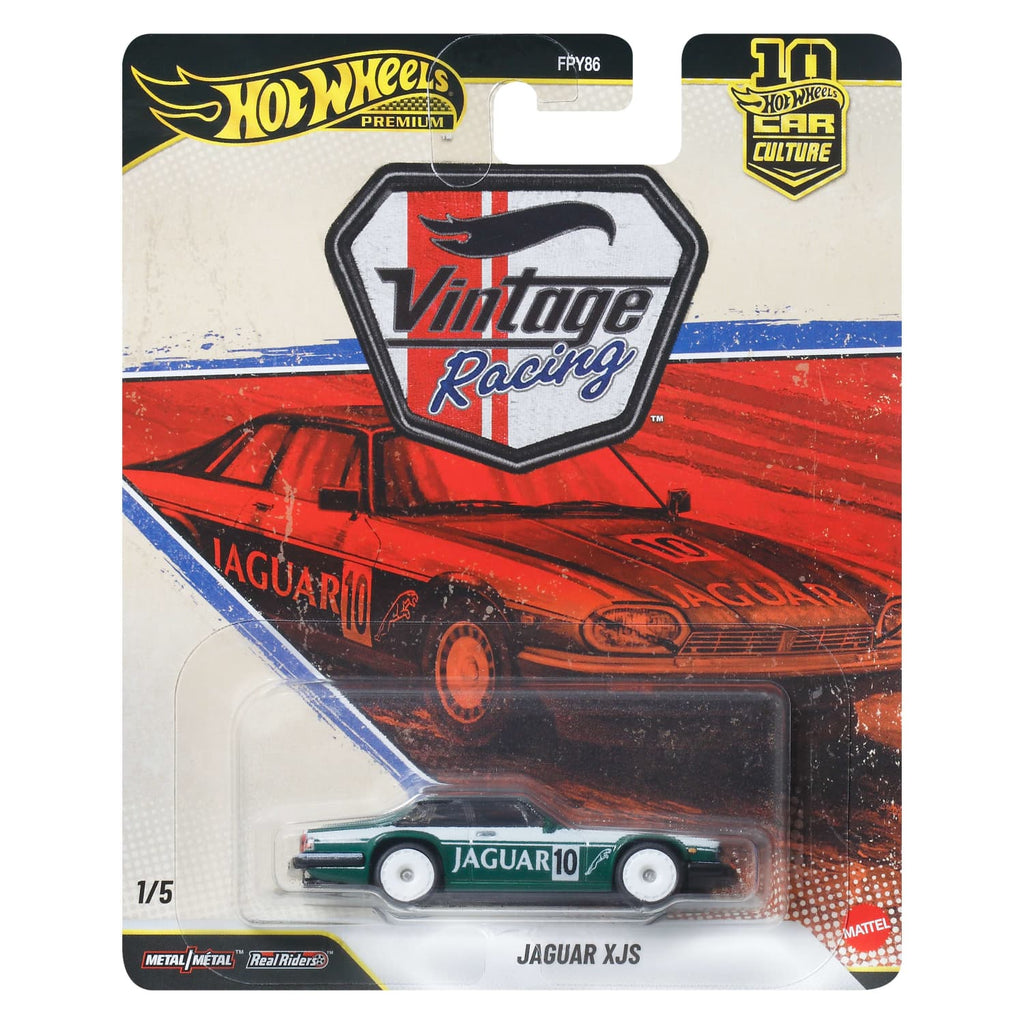 Hot Wheels Car Culture 10th Anniv. Vintage Racing | 5-Car Set or Sealed Case