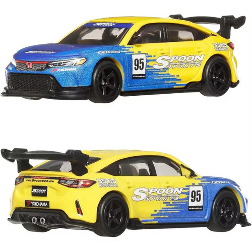 Hot Wheels Premium 2-Pack Honda Civic Type R EK9 & Spoon