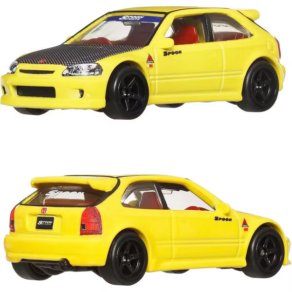 Hot Wheels Premium Honda Civic Type R EK9 & Spoon 2 Pack
