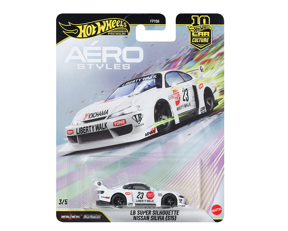 Hot Wheels Car Culture Aero Style 10th Anniversary 2026 U Case | 5-Car Set or Sealed Case