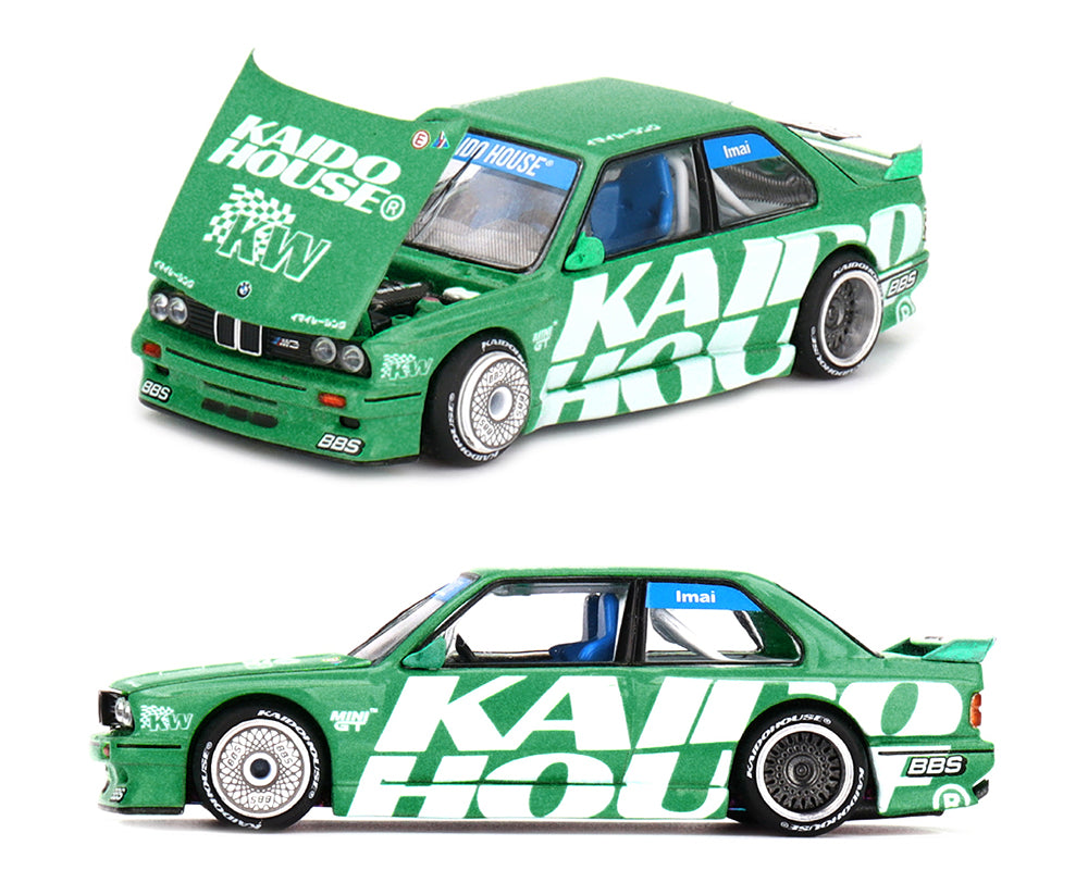 Kaido House x Mini GT 1:64 BMW M3 Kaido Works V2 in Green | Preorder