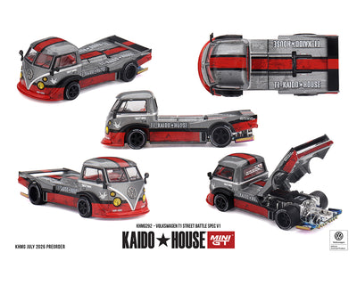 Kaido House x Mini GT 1:64 Volkswagen T1 Street Battle Spec V1 | Pre-Order
