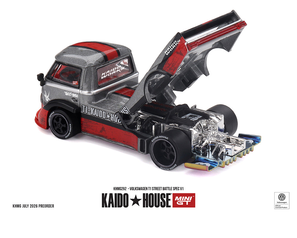 Kaido House x Mini GT 1:64 Volkswagen T1 Street Battle Spec V1 | Pre-Order