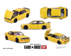 Kaido House x Mini GT 1:64 BMW M3 Kaido GT V3 ADVAN in Yellow | Pre-Order